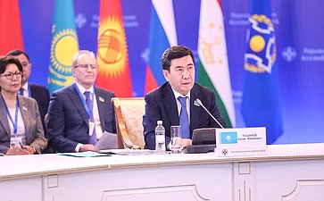 Выездное заседание Совета Парламентской Ассамблеи Организации Договора о коллективной безопасности (ПА ОДКБ) в Алма-Ате