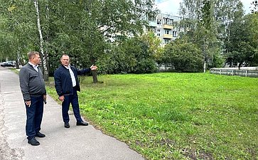 Игорь Мурог в рамках парламентского контроля посетил с рабочим визитом Александро-Невский район и Ряжский округ