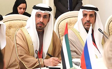 Валентина Матвиенко провела встречу с Председателем Федерального национального совета Объединенных Арабских Эмиратов Сакром Гоббашем