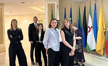 Наталья Котова встретилась в Совете Федерации с победителями Всероссийского конкурса научно-исследовательских работ студентов «Юристы и право в период Великой Отечественной войны (1941-1945гг.)»