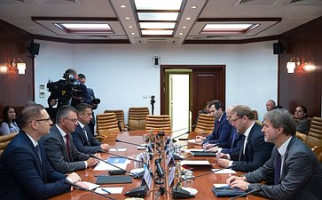 Встреча К. Косачева с Президентом Приднестровской Молдавской Республики В. Красносельским
