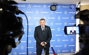 Пресс-подход Губернатора Волгоградской области Андрея Бочарова