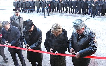 Церемония открытия комплекса зданий Управления МВД РФ по Василеостровскому району Санкт-Петербурга