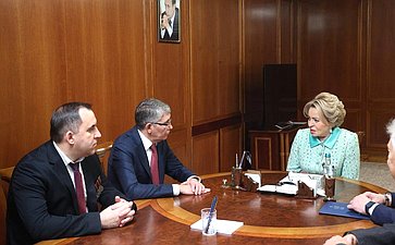 Встреча Председателя Совета Федерации Валентины Матвиенко с руководством Тульской области