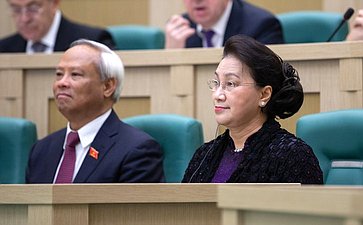 Председатель Национального собрания Социалистической Республики Вьетнам Нгуен Тхи Ким Нган