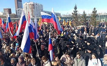 Виктор Шептий принял участие в торжественном митинге-концерте «Крымская весна»