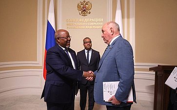 23 мая 2023 года. Встреча председателя Комитета СФ по международным делам с Чрезвычайным и Полномочным Послом Республики Мозамбик в РФ