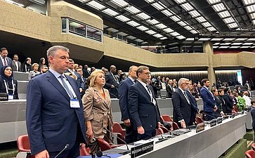Константин Косачёв выступил на пленарном заседании 148-й Ассамблеи МПС