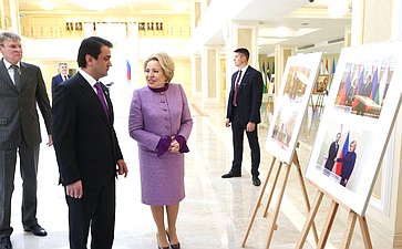 Валентина Матвиенко обсудила с Председателем Маджлиси милли Маджлиси Оли Республики Таджикистан Рустами Эмомали