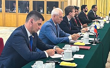 Сенатор Вадим Деньгин принял участие в семинаре для представителей законодательных органов государств-членов ШОС в Пекине, организованном Всекитайским собранием народных представителей
