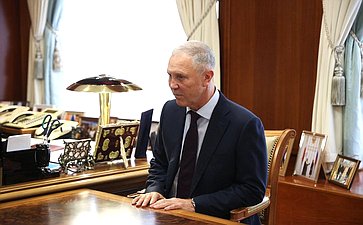 Встреча Председателя СФ Валентины Матвиенко с губернатором Херсонской области Владимиром Сальдо