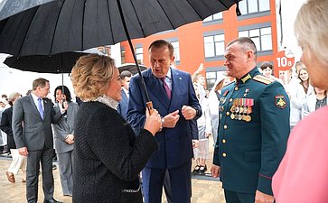 Валентина Матвиенко приняла участие в торжественном открытии Гатчинского центра образования «Высший пилотаж»