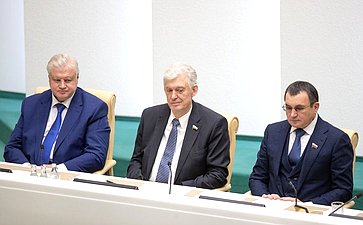 Сергей Миронов, Владимир Шумейко и Николай Федоров