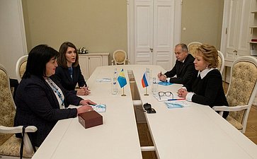 Встреча В. Матвиенко с делегацией Босниии и Герцеговины