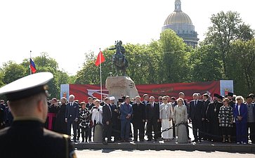 Валентина Матвиенко приняла участие в мероприятиях, посвященных Дню Санкт-Петербурга