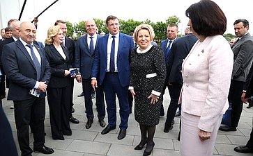 Посещение выставки достижений народного хозяйства регионов России и Беларуси
