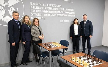Сенаторы посетили Центр физкультурной и спортивной работы «Олимпия» Тюменского муниципального района