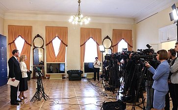 Пресс-подход по итогам заседания парламентской Комиссии по расследованию обстоятельств, связанных с созданием американскими специалистами биологических лабораторий на территории Украины