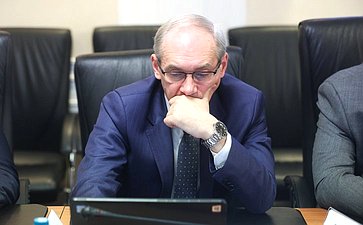 Заседание Комитета Совета Федерации по Регламенту и организации парламентской деятельности