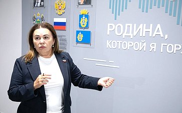 Сенаторы посетили Центр физкультурной и спортивной работы «Олимпия» Тюменского муниципального района