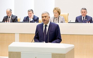 370-е заседание Совета Федерации В. Колокольцев