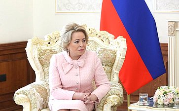 Председатель Совета Федерации Валентина Матвиенко