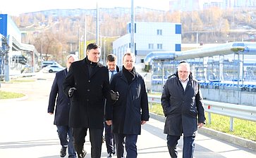 Сенаторы посетили канализационно – очистных сооружений (КОС) правого берега Ангары и приняли участие в совещании