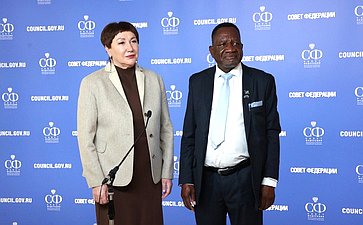 Елена Перминова встретилась с членом Постоянного комитета по вопросам государственной бюджетной отчетности и экономики Национального совета Намибии Абнером Шиконго