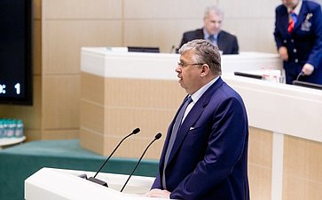 А. Бельянинов 371-е заседание Совета Федерации