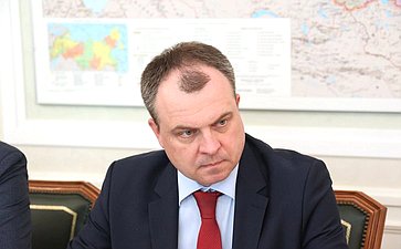 Рабочая встреча заместителя Председателя СФ Юрия Воробьева с Руководителем Федерального агентства по техническому регулированию и метрологии Антоном Шалаевым