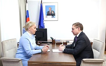 В. Якушев провел встречу с губернатором Еврейской автономной области М. Костюк