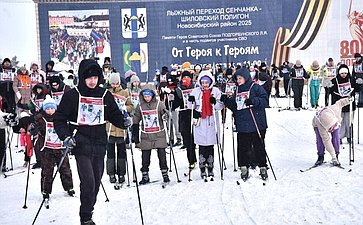 В Новосибирской области состоялся масштабный лыжный переход «От Героя к Героям» в честь подвигов участников СВО