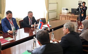 Встреча заместителя Председателя СФ Константина Косачева с Вице-президентом Исламской Республики Иран, руководителем Организации по защите окружающей среды Ирана (фото Фонд Росконгресс)