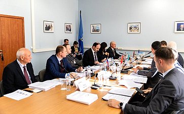 Участие сенаторов Российской Федерации в заседании Постоянной комиссии ПА ОДКБ по политическим вопросам и международному сотрудничеству