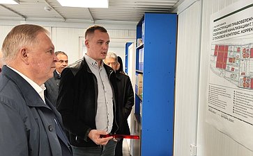 Вячеслав Наговицын в рамках поездки в регион проконтролировал ход строительства правобережных очистных сооружений в Улан-Удэ