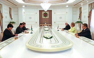 Встреча В. Матвиенко с Президентом Туркменистана Г. Бердымухамедовым