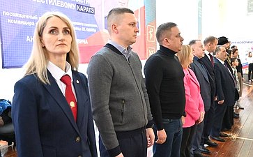В церемонии открытия спортивных соревнований, посвященных памяти погибших участников СВО принял участие сенатор РФ Айрат Гибатдинов