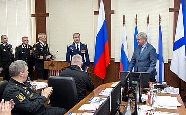 Выездное заседание Комитета СФ по обороне и безопасности в Гаджиево (Мурманская область)