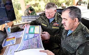Владимир Булавин принял участие в качестве наблюдателей на совместных (специальных) учениях с Войсками (Коллективными силами) ОДКБ