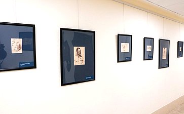 В Совете Федерации состоялось открытие выставки графических работ Яр-Кравченко «Лётчики — защитники в годы ВОВ»