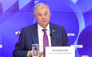 В пресс-центре медиагруппы «Россия сегодня» состоялась пресс-конференция председателя Комитета СФ по бюджету и финансовым рынкам Анатолия Артамонова, на которой подведены итоги работы Комитета в весеннюю сессию