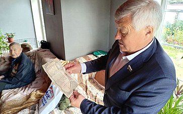 Сергей Михайлов поздравил ветеранов с Днем окончания Второй мировой войны