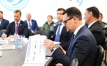 Сенаторы посетили канализационно – очистных сооружений (КОС) правого берега Ангары и приняли участие в совещании