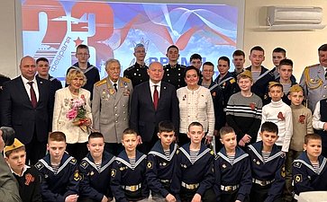 Лариса Мельник приняла участие в мероприятиях, посвящённых Дню Защитника Отечества