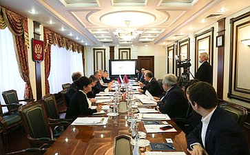 Встреча заместителя Председателя СФ Юрия Воробьева с Чрезвычайным и Полномочным Послом Республики Армения в РФ и с представителями армянских деловых кругов