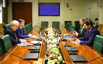 Встреча Константина Косачева с чрезвычайным и полномочным послом Республики Молдова в РФ