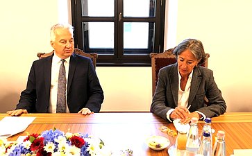 Встреча делегации Совета Федерации с заместителем Премьер-министра Венгрии Жолтом Шемьеном