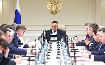 Заседание Комитета Совета Федерации по Регламенту и организации парламентской деятельности