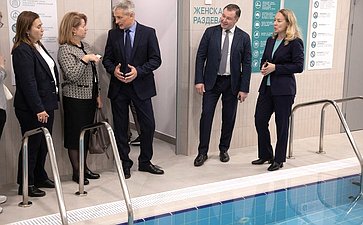 Сенаторы посетили Центр физкультурной и спортивной работы «Олимпия» Тюменского муниципального района