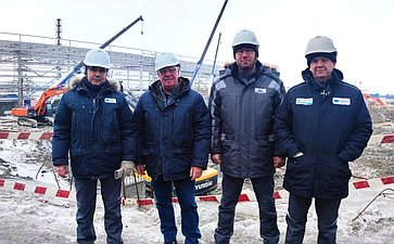 Валерий Семенов посетил объекты, строительство которых ведется в рамках четырехстороннего соглашения и программы реновации Норильска